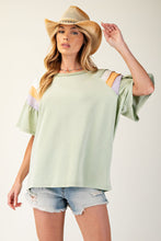 Load image into Gallery viewer, Kiara Ruffle Sleeve Top - Sage *Regular &amp; Curvy*