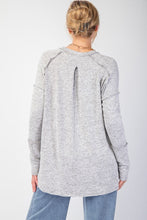 Load image into Gallery viewer, So Soft Heathered Long Sleeve - Grey