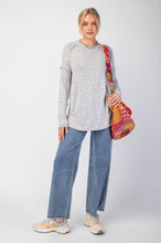 Load image into Gallery viewer, So Soft Heathered Long Sleeve - Grey
