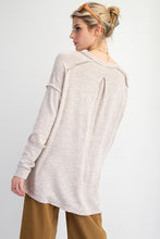 Load image into Gallery viewer, So Soft Heathered Long Sleeve - Mushroom