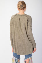 Load image into Gallery viewer, So Soft Heathered Long Sleeve - Olive