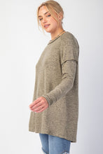 Load image into Gallery viewer, So Soft Heathered Long Sleeve - Olive