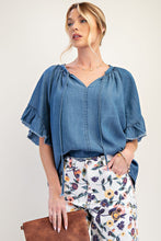 Load image into Gallery viewer, Original Chambray Top - Dark Denim