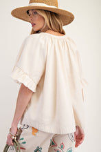 Load image into Gallery viewer, Natural Chambray Top