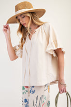 Load image into Gallery viewer, Natural Chambray Top