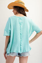 Load image into Gallery viewer, Harlem Waffle Top - Atlantis Green