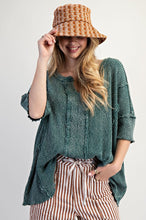 Load image into Gallery viewer, Harlem Waffle Top - Emerald