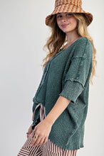 Load image into Gallery viewer, Harlem Waffle Top - Emerald