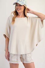 Load image into Gallery viewer, Emersyn Oversized Top - Khaki *Curvy*