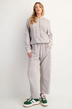 Load image into Gallery viewer, Relaxed Ribbed Pants - Heathered Grey