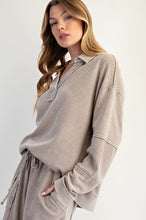 Load image into Gallery viewer, Asher Thermal Knit Pullover - Light Mocha