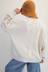 Cherry On Top Pullover - Heathered Grey