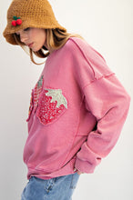 Load image into Gallery viewer, Strawberry Patch Pullover - Mauve