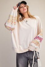 Load image into Gallery viewer, Layne Patch Sleeve Top - Natural