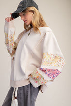 Load image into Gallery viewer, Layne Patch Sleeve Top - Natural