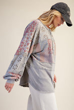 Load image into Gallery viewer, Olivia Mix Print Pullover - Light Ash