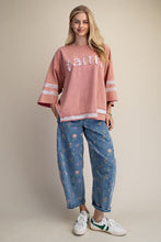 Load image into Gallery viewer, FAITH Patch Front Top by Easel - Mauve
