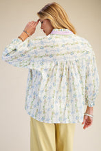 Load image into Gallery viewer, The Mayfair Blouse - Blue