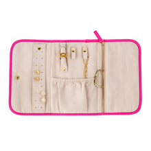 Load image into Gallery viewer, Kate Jewelry Roll in Pink