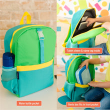 Load image into Gallery viewer, Kid&#39;s Pack It All Backpack - Monster Green