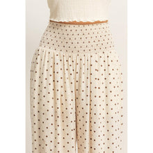 Load image into Gallery viewer, Fancy Dot Wide-Leg Pants - Oatmeal