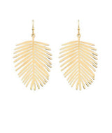 Pierce + Hide Gold Leaf Earrings