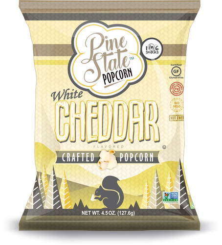 Pine State White Cheddar Popcorn 5oz