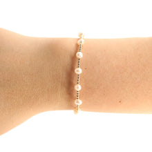 Load image into Gallery viewer, Beaded Blondes: Lolo Gold Bracelet - Standard 6.75"