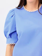 Load image into Gallery viewer, Mary Square Thea Top - Blue