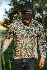 Fieldstone Roost Dry-Fit Camo Long Sleeve Tee