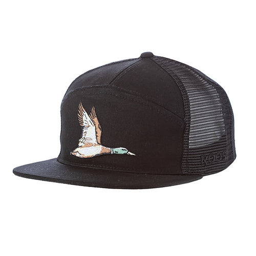 Fieldstone Youth Roost 7 Panel Duck Hat - Black