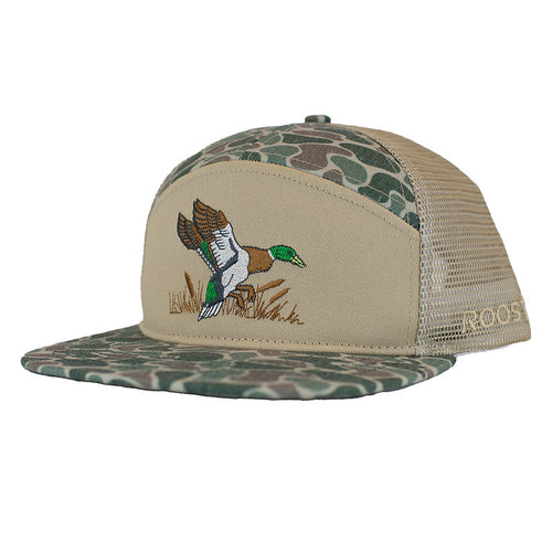 Fieldstone Roost 7 Panel 3D Puff Full Duck Hat - Camo