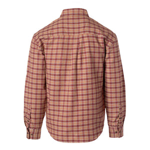 Fieldstone Roost Plaid Button Down - Maroon/Tan