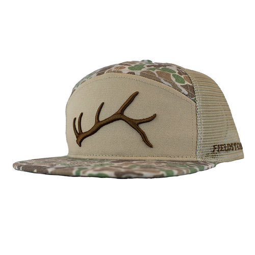 Fieldstone Youth 7 Panel 3D Puff Shed Hat - Camo