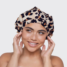 Load image into Gallery viewer, Kitsch Luxury Shower Cap - Leopard