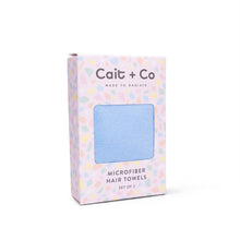 Load image into Gallery viewer, Cait + Co. Gem Hair Towel - Sapphire