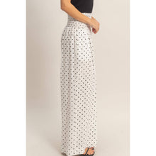 Load image into Gallery viewer, Fancy Dot Wide-Leg Pants - Oatmeal