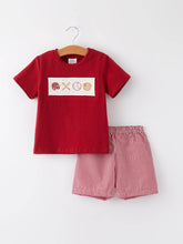 Load image into Gallery viewer, Baseball Boys Smocked &amp; Embroidered Set