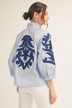 Load image into Gallery viewer, The Heritage Blouse - Blue