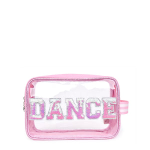 "Dance" Clear Sequin Pouch