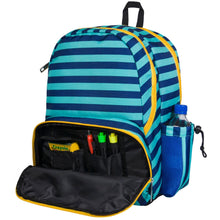 Load image into Gallery viewer, Kid&#39;s 17&quot; Backpack - Blue Stripes