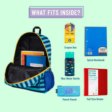 Load image into Gallery viewer, Kid&#39;s 16&quot; Backpack - Blue Stripes