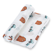 Load image into Gallery viewer, How We Roll Muslin Swaddle Blanket