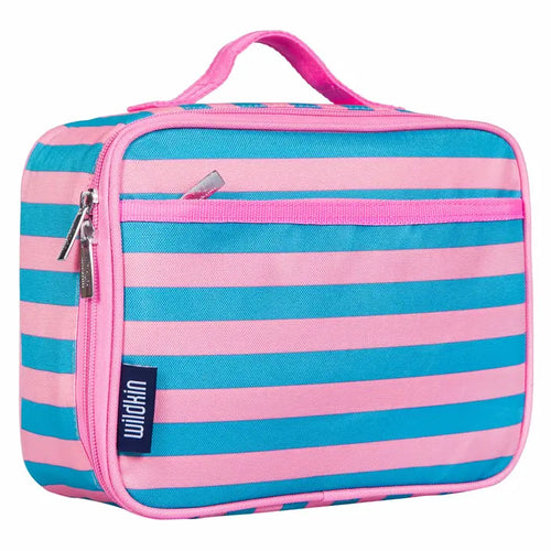 Kid's Lunch Box - Pink Stripes