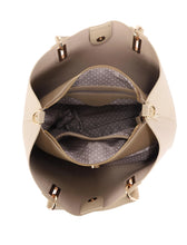 Load image into Gallery viewer, Michelle Tote Crossbody Bag - Light Taupe