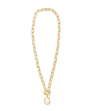 Load image into Gallery viewer, Kendra Scott Daphne Gold Chain Necklace in Ivory Mother of Pearl