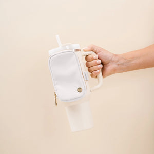 The Darling Effect Tumbler Fanny Pack - White