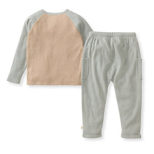 Load image into Gallery viewer, Burt's Bees Organic Thermal Boy Tee &amp; Pants Set