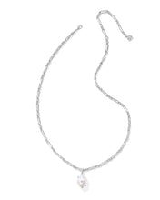 Load image into Gallery viewer, Kendra Scott Melody Silver Small Long Pendant Necklace in Freshwater Cultured Pearl