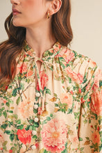 Load image into Gallery viewer, Kaylee Floral Top - Peach